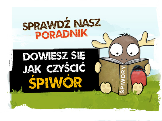 Poradnik - jak czyścić śpiwór