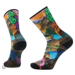Skarpety HIKE LIGHT CUSHION PRINT CREW