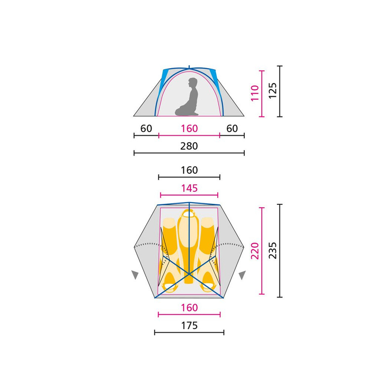 Namiot EXOLIGHT III / 2.33 kg